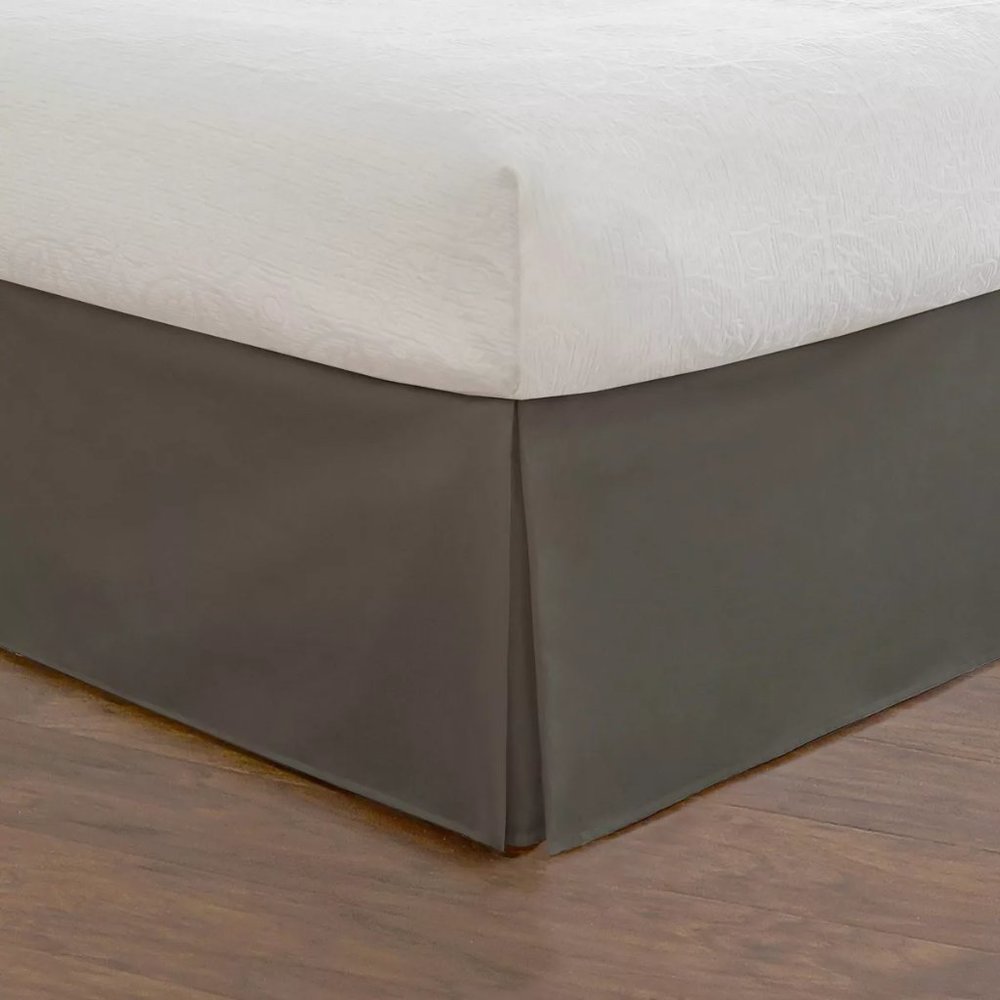 Calvin Klein Home Queen Bedskirt - Solid Grey